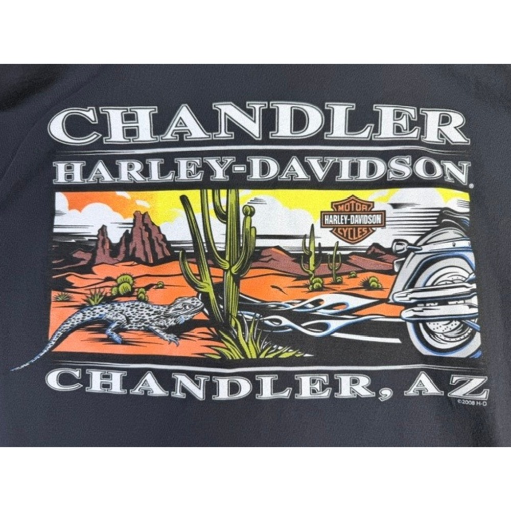 Harley Davidson Chandler AZ Men's L Pocket T Shirt Desert Motorcycle 2008